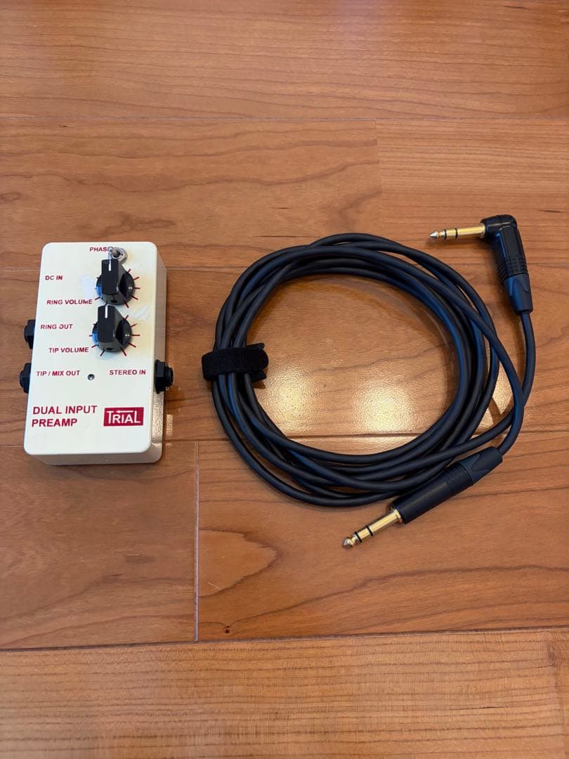 TRIAL DUAL INPUT PREAMP（Dual PU専用シールド付）