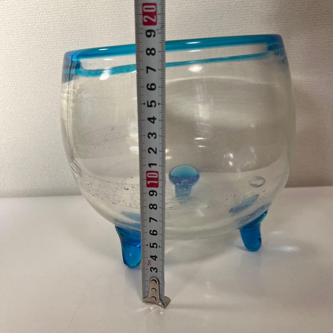 津軽びいどろ 水槽 金魚鉢 めだか鉢　アクアリウム　苔