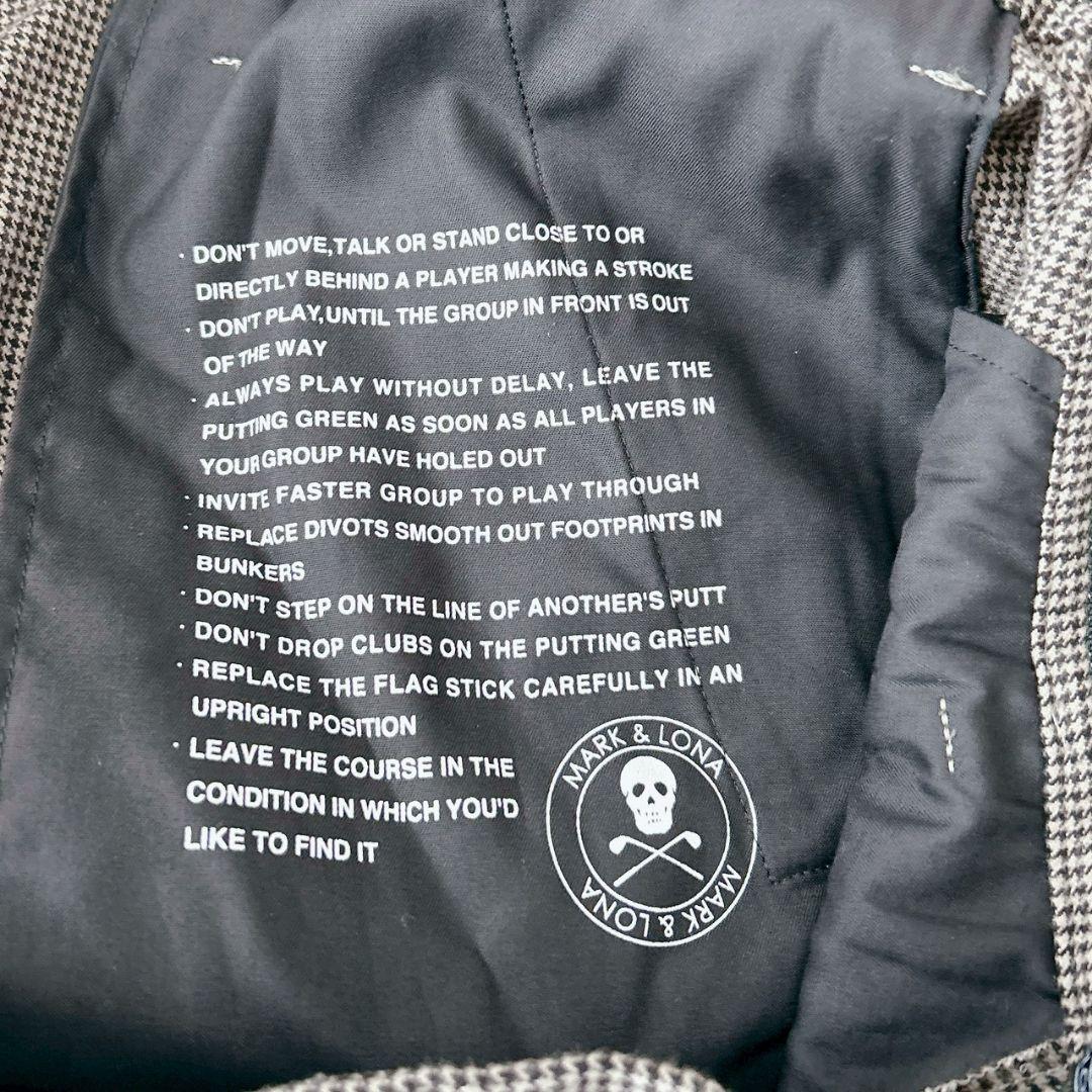 MARK&LONA マークアンドロナ　パンツ　ゴルフウェア　千鳥格子柄　XL