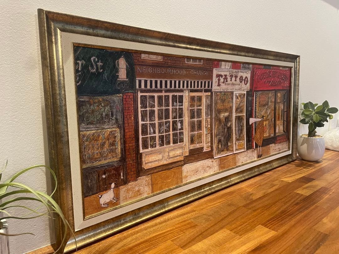 「あなたの住む街角で」 サムトフト アートパネル sam toft 絵画