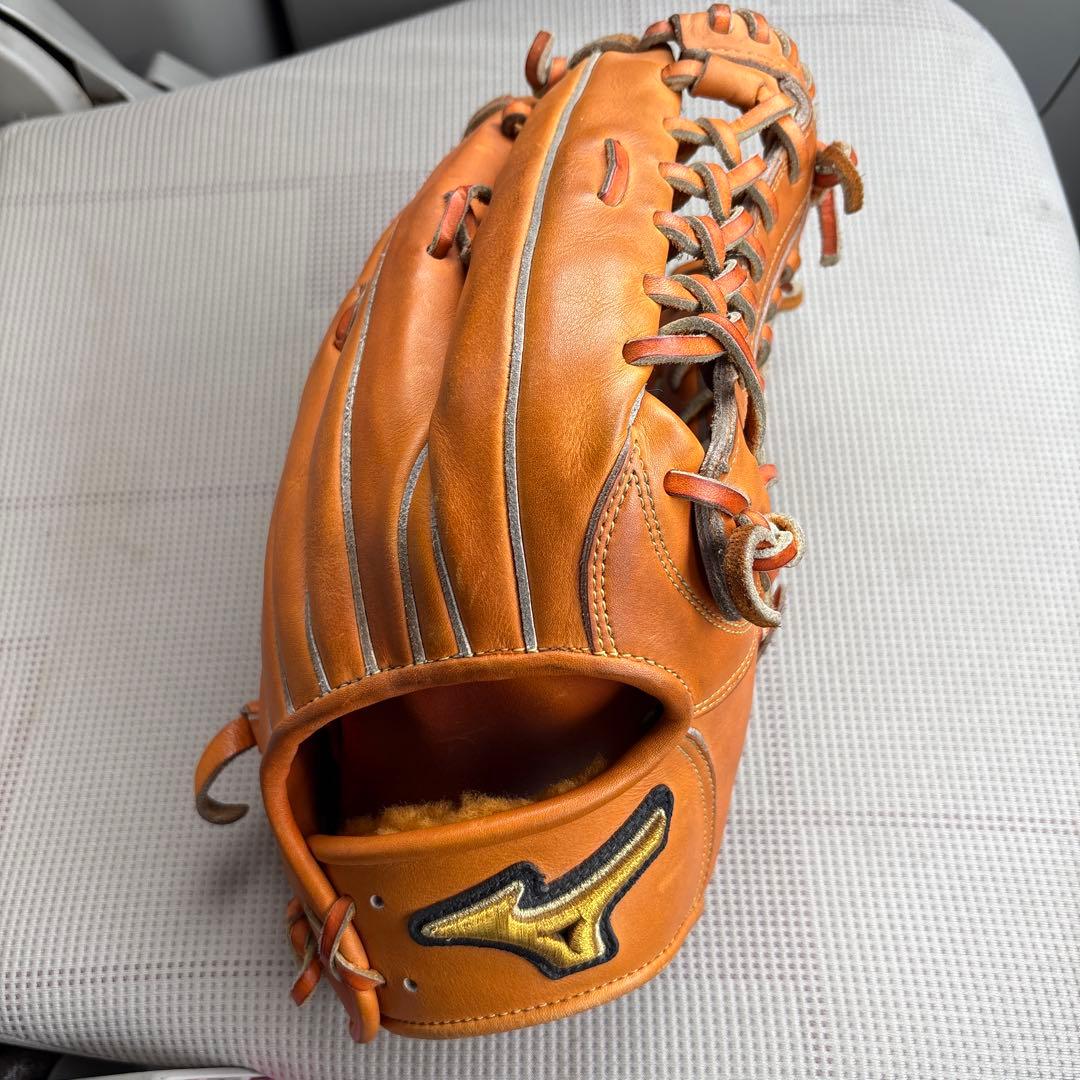 Mizuno Pro 硬式用グローブ オレンジレザー