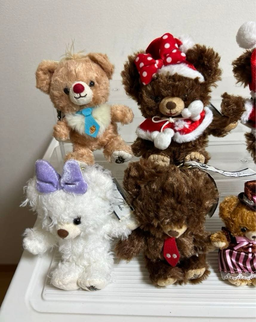 ユニベアシティーのぬいぐるみストラップ、クリスマス