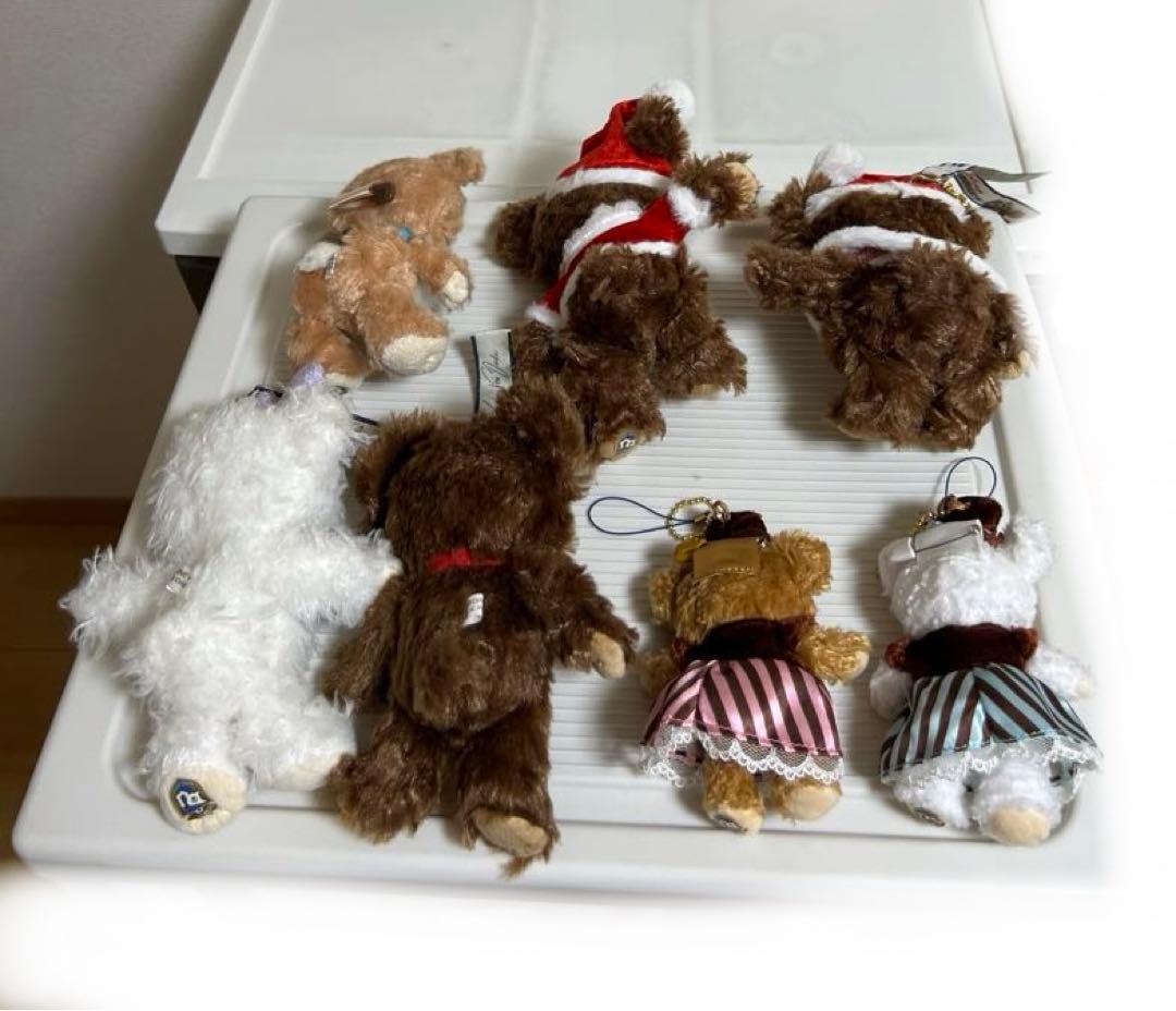 ユニベアシティーのぬいぐるみストラップ、クリスマス