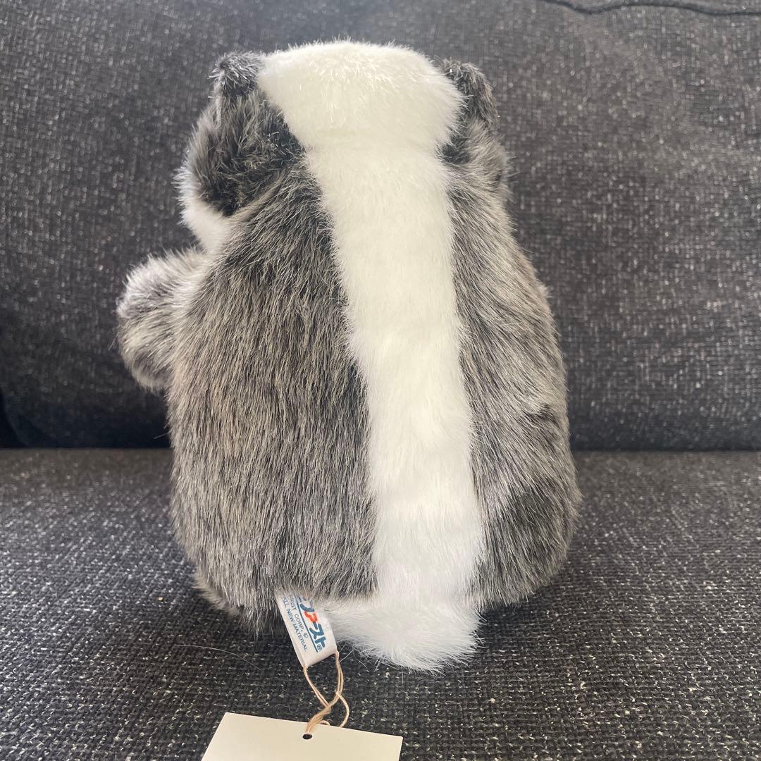 【昭和レトロ】ファースト社　アナグマぬいぐるみ　美品