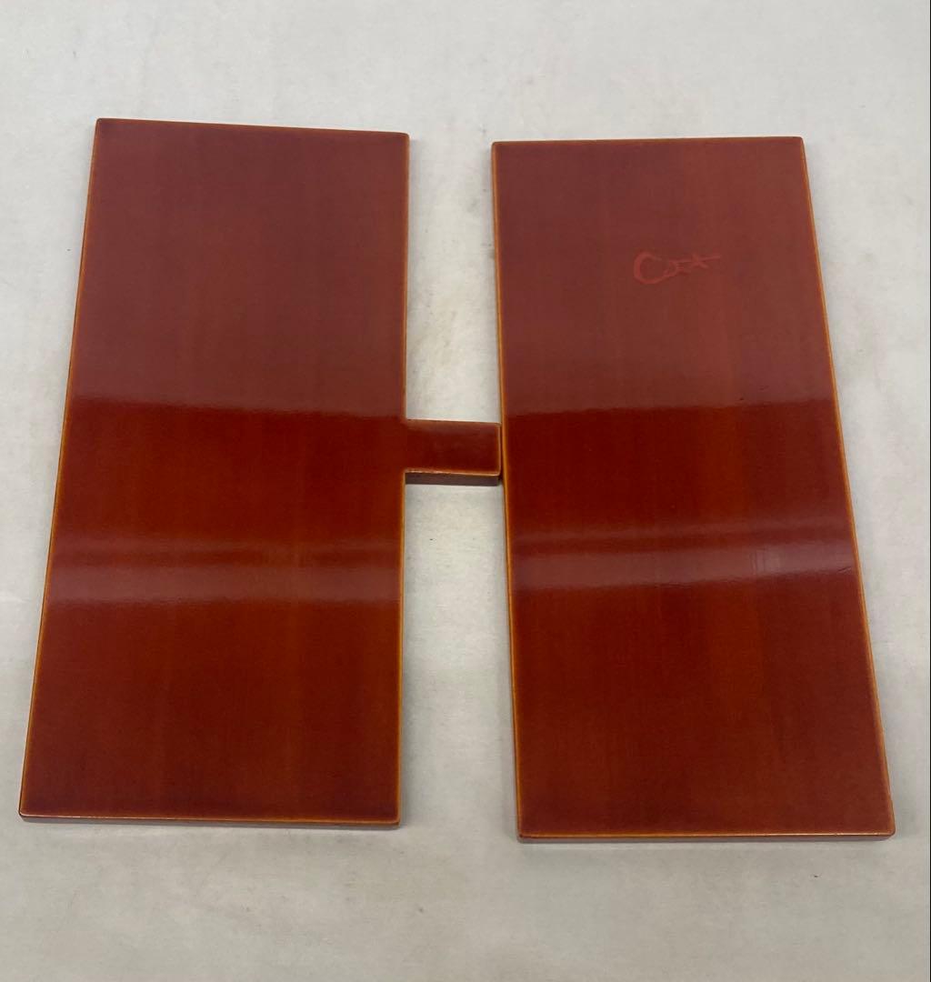 B416b「飛騨製 釣瓶水指」14代淡々斎宗匠箱書付　蓋に花押有　春慶塗