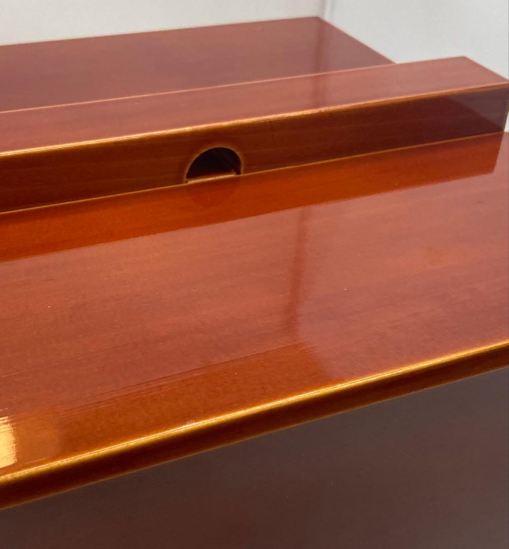 B416b「飛騨製 釣瓶水指」14代淡々斎宗匠箱書付　蓋に花押有　春慶塗