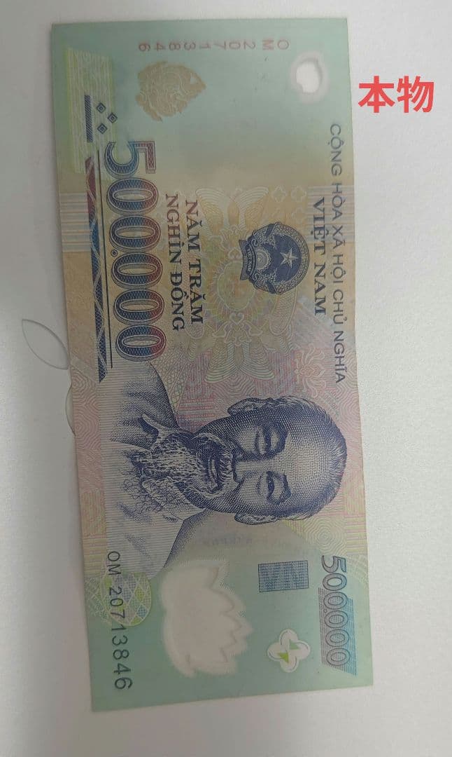 ベトナムドン ベトナム紙幣 ベトナムお金 50万ドン　外国紙幣