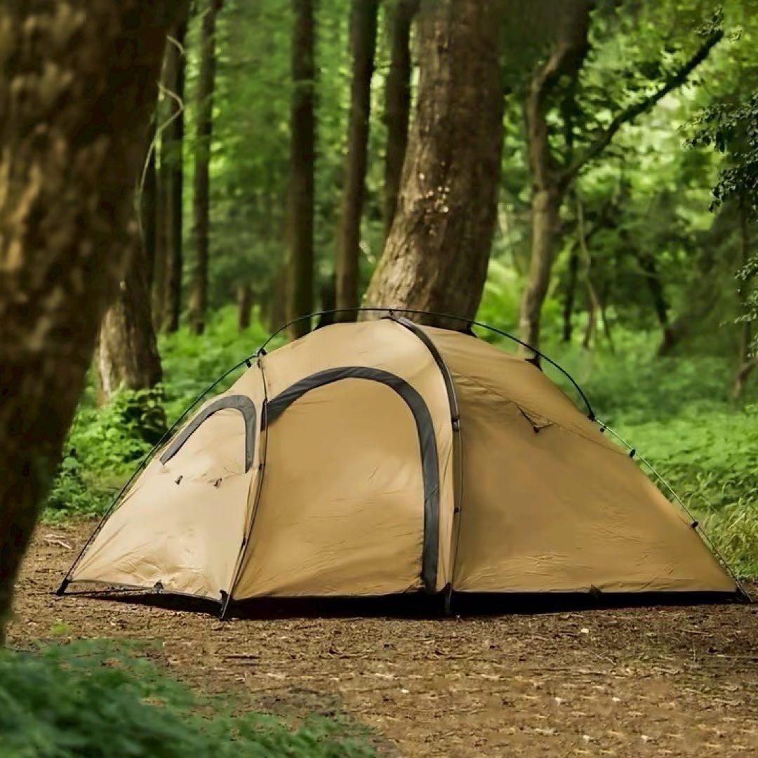 新品 激レア ソロ ドームテント 薪ストーブ 煙突穴 キャンプ アウトドア