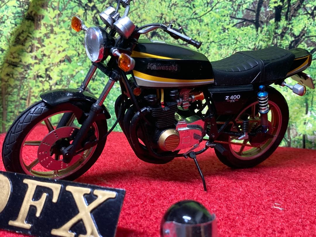 え？さん専用アオシマ★Z400FXタイガーカラー製作品(素人作品)★