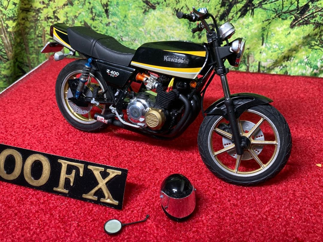 え？さん専用アオシマ★Z400FXタイガーカラー製作品(素人作品)★