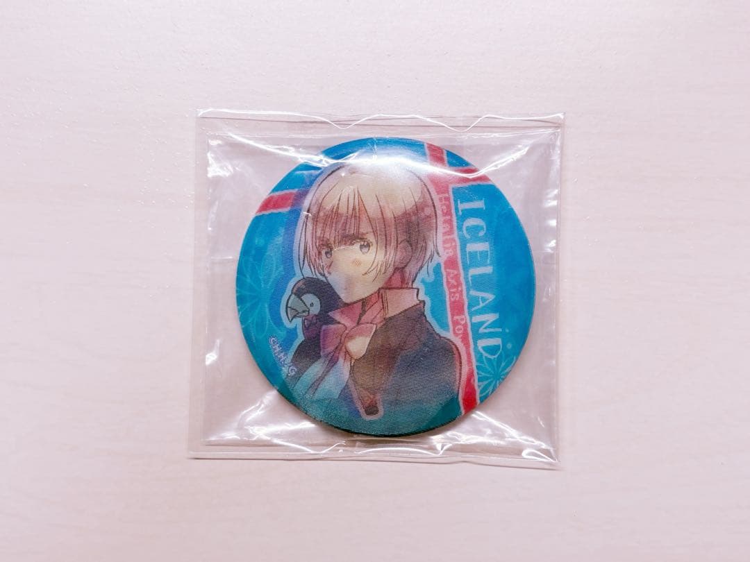 ヘタリア アイスランド 文教堂・アニメガ限定チェンジング缶バッジ
