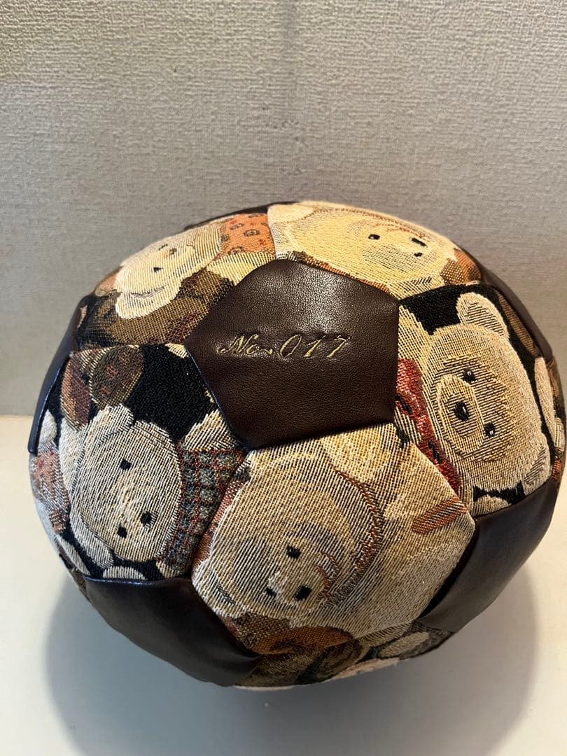 ヤマト屋 RaviRavi テディベア100周年記念 ゴブラン サッカーボール型