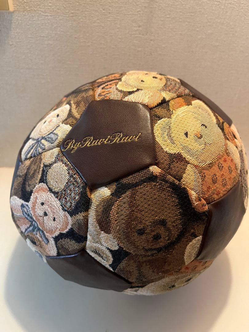 ヤマト屋 RaviRavi テディベア100周年記念 ゴブラン サッカーボール型