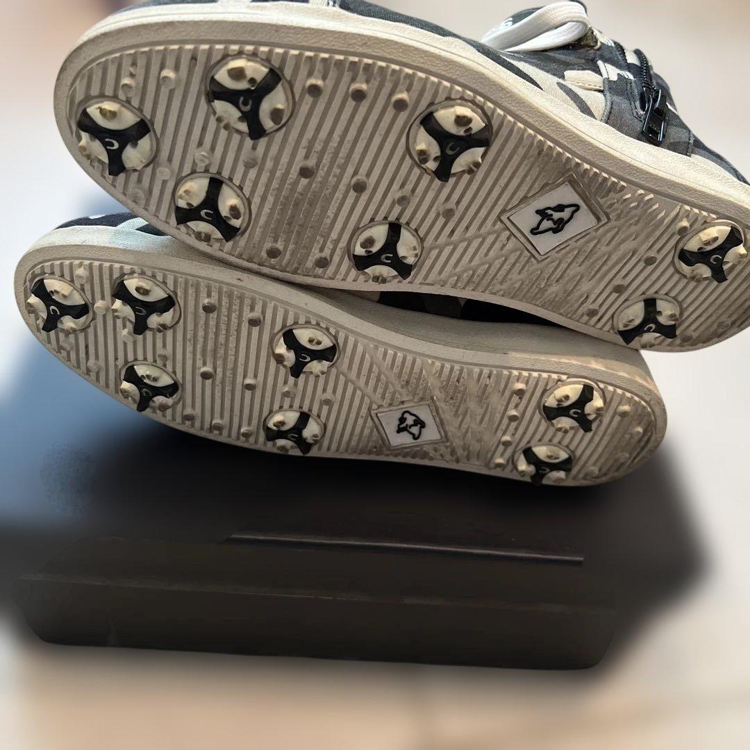 PEARLY GATES カモフラージュ ハイカットスニーカー　ゴルフシューズ