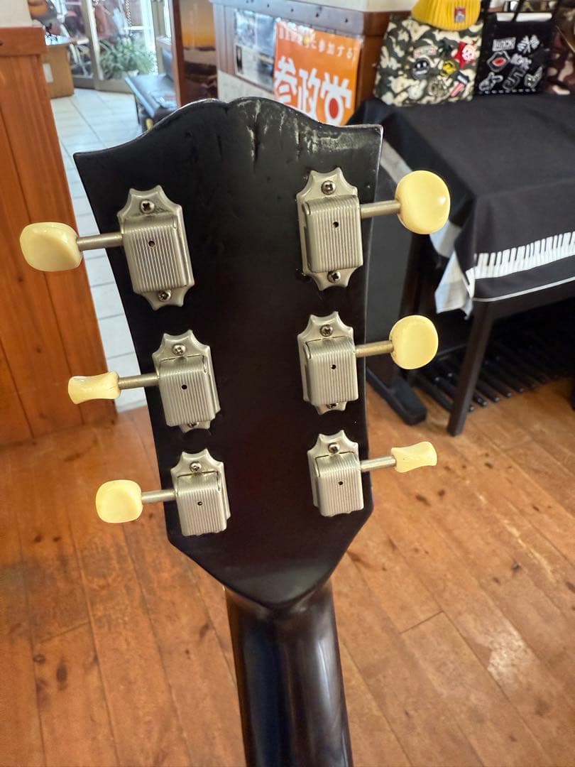 メーカー不明　gibson B-25タイプギター　エボニー