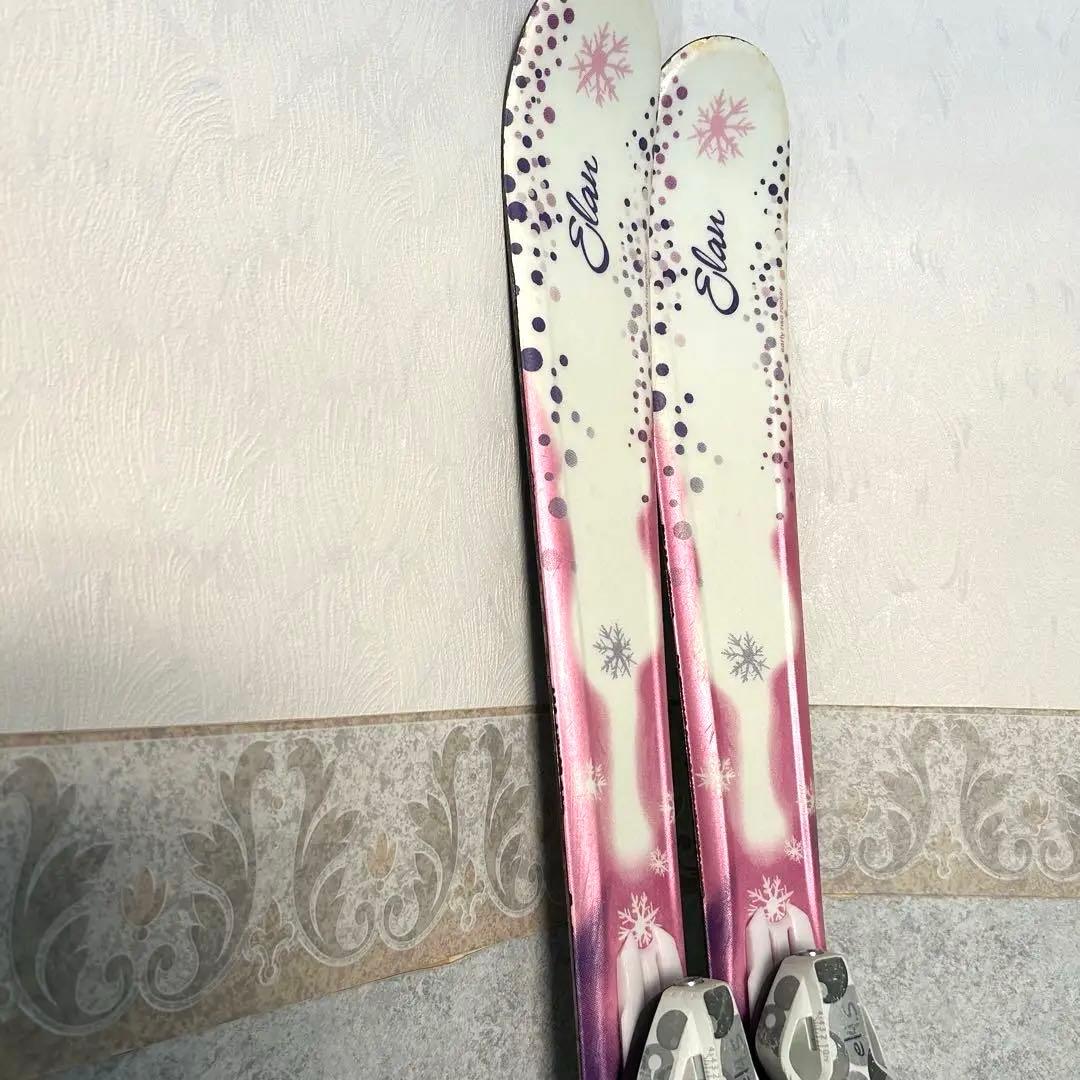 【Elan エラン】スキー ３点セット 130cm キッズ ジュニア 女の子