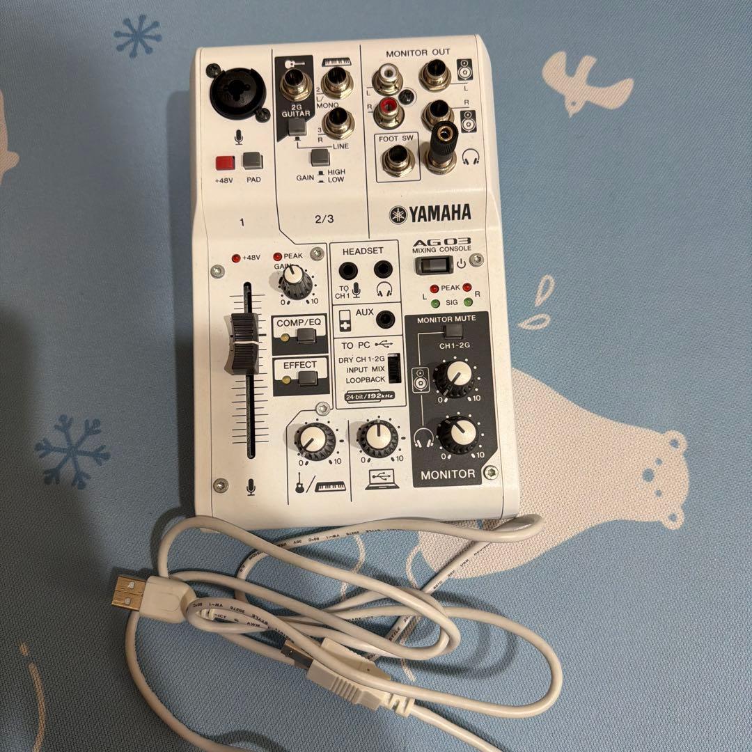 YAMAHA AG03 オーディオインターフェイス　箱付属