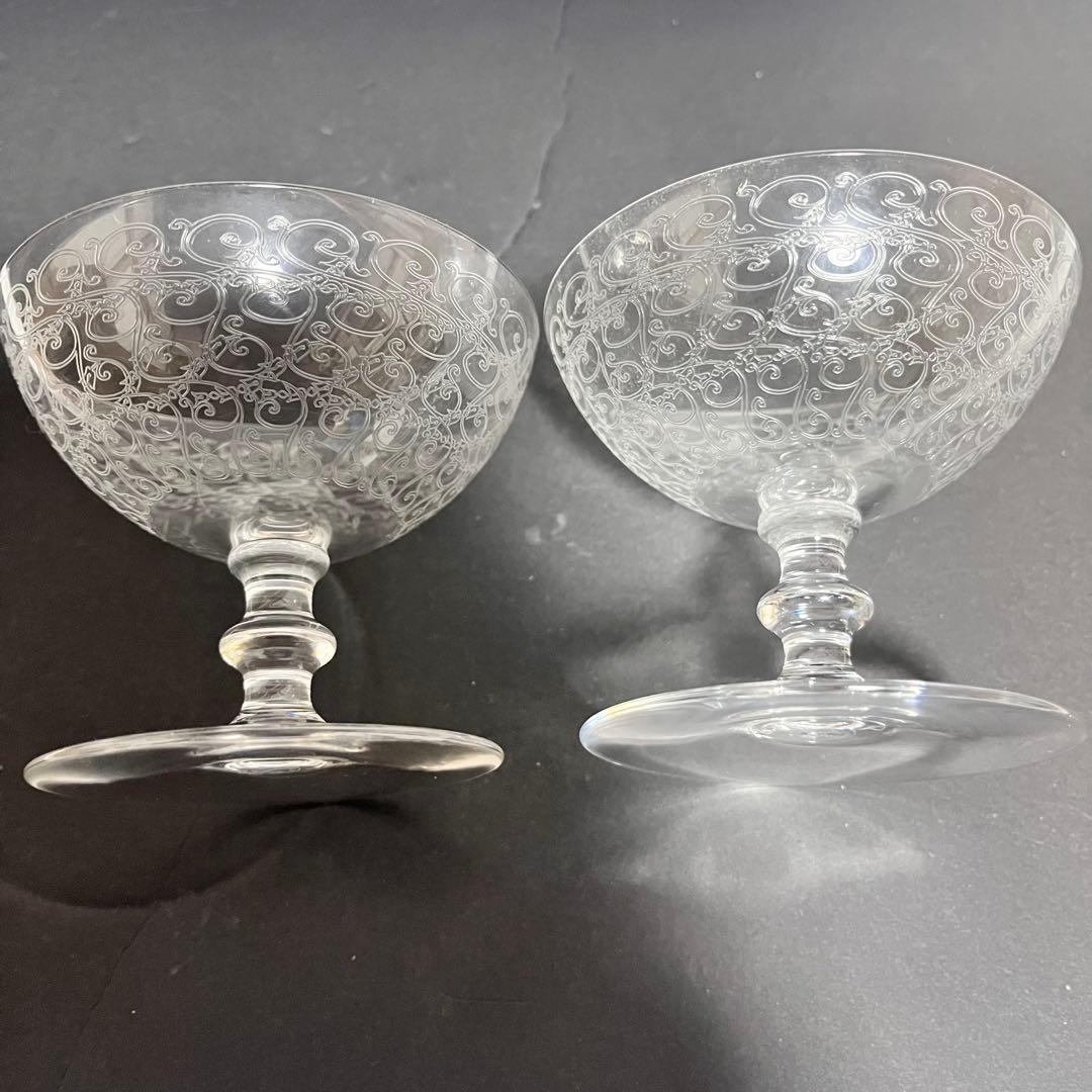 ラスト　オールドバカラ　ローハン　シャンパンクーペ　ペア　2客　バカラ