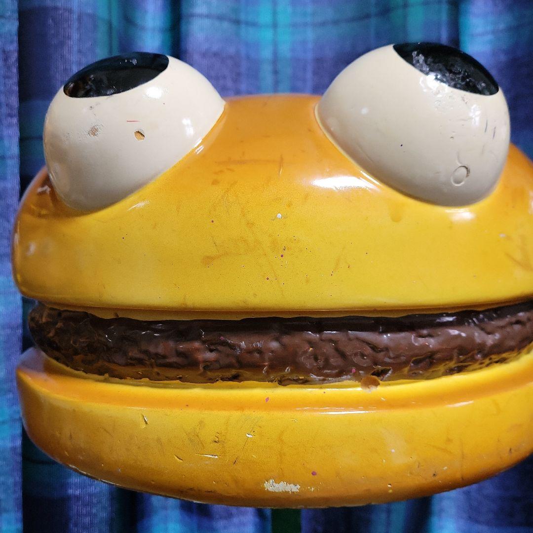ヴィンテージ ハンバーガー パッチ 1体のみ。 ハンバーガー オブジェ