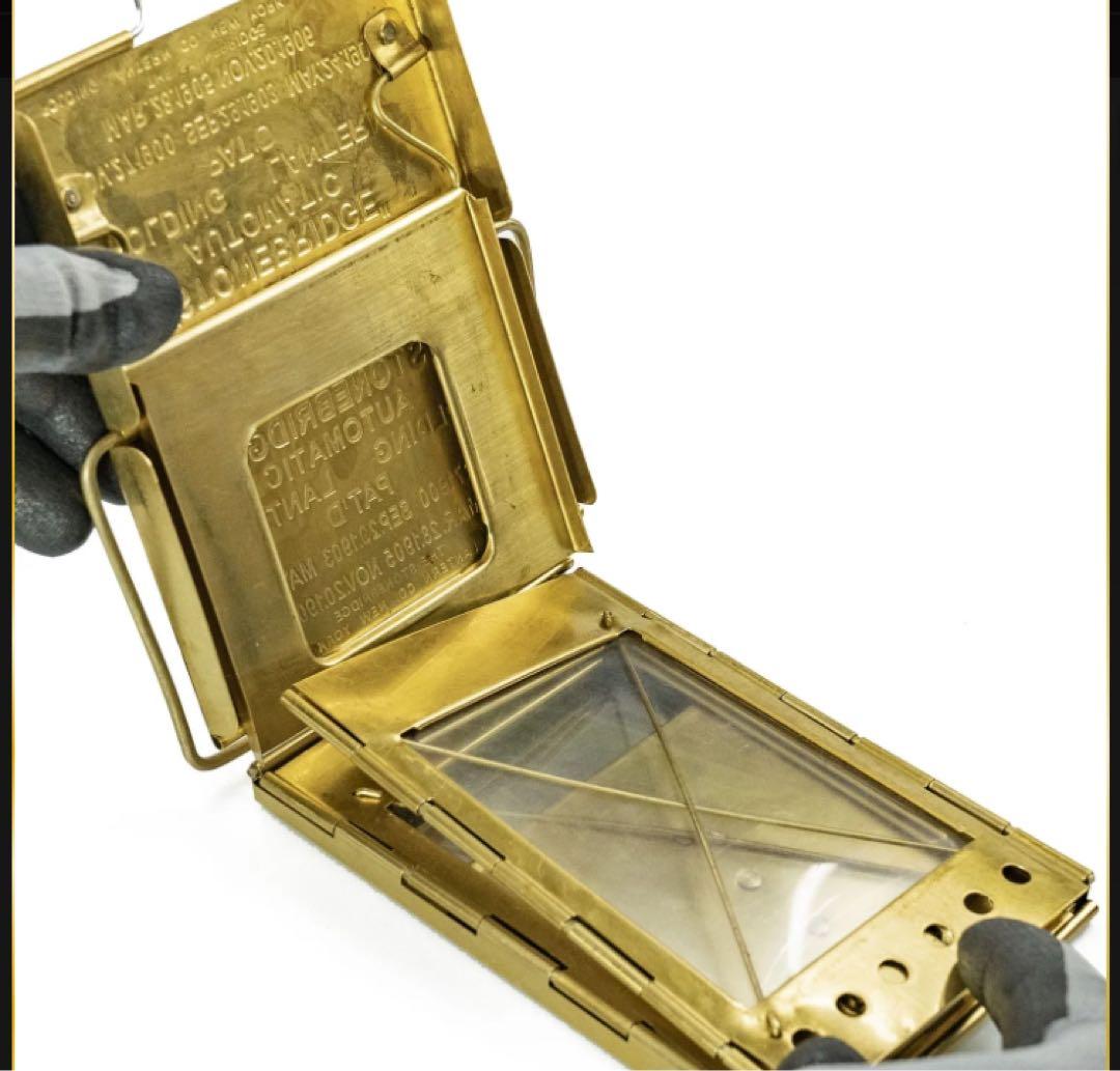 ★☆新品未開封☆★ストーンブリッジ フォールディング キャンドルランタン 真鍮