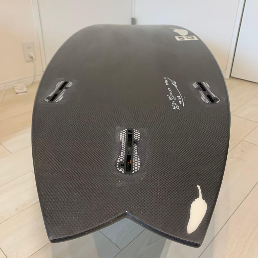 カーボンサーフボード チリ BV2 5'6 27L 本州送料込み！