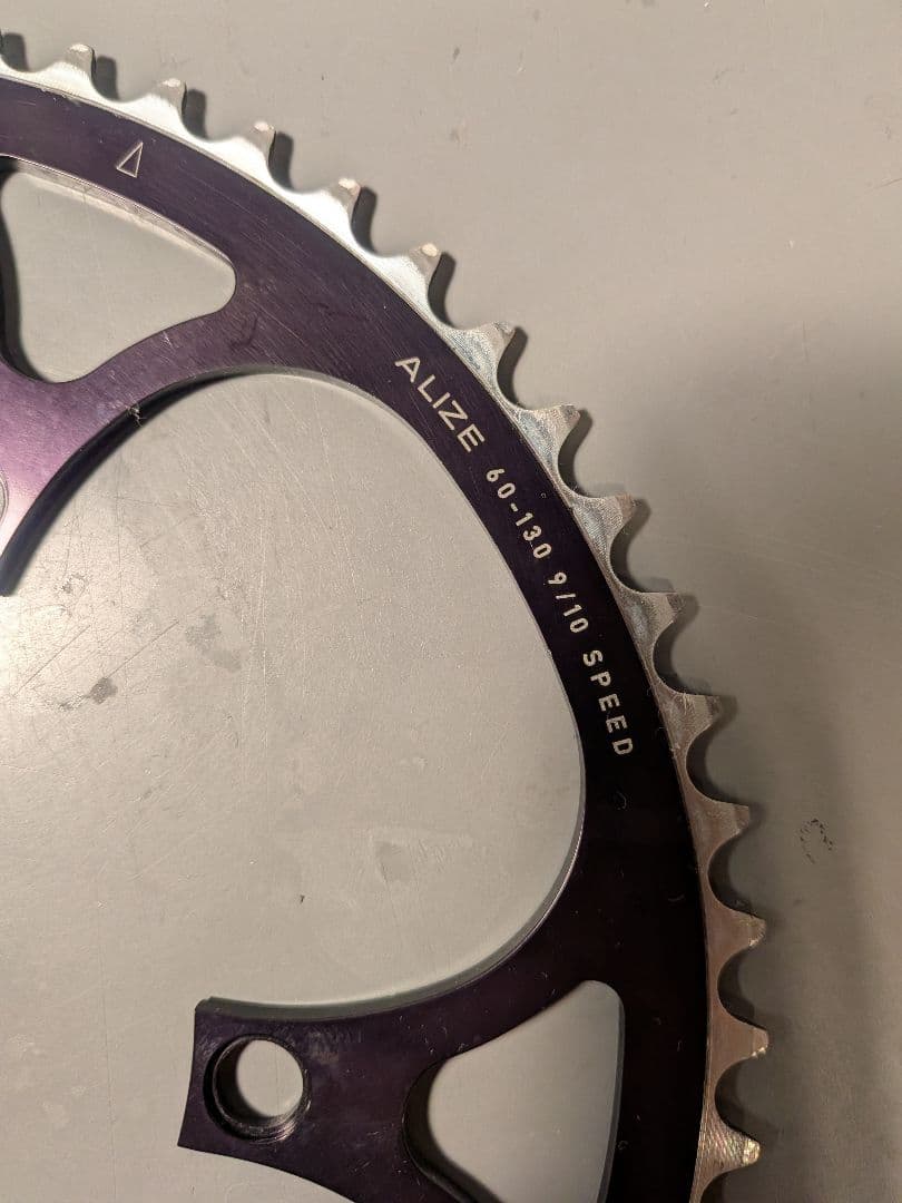 TA　ALIZE 60T　BCD130 9/10 SPEED チェーンリング