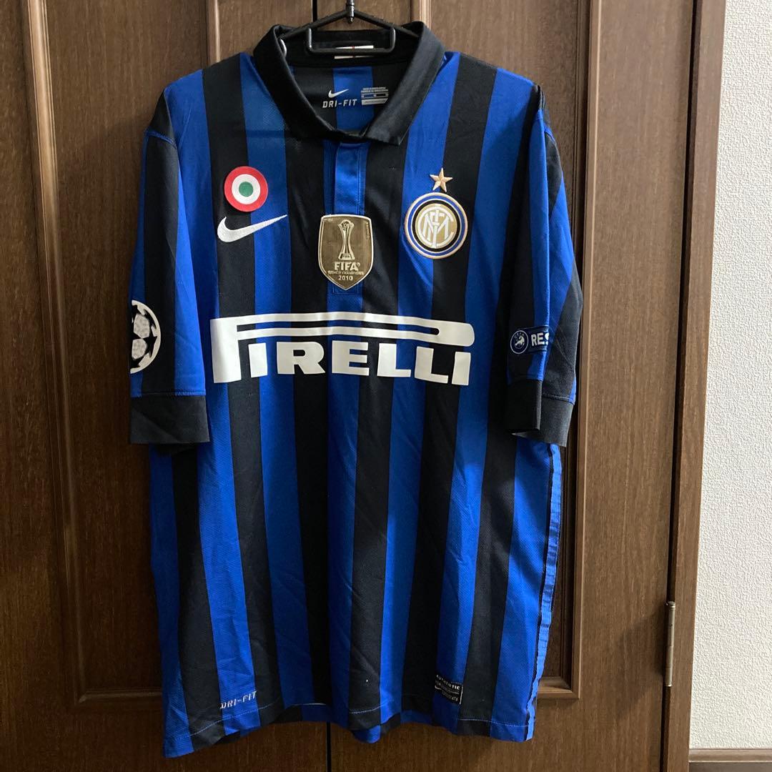 インテル　11-12 チャンピオンズリーグパッチ付き　ユニフォーム