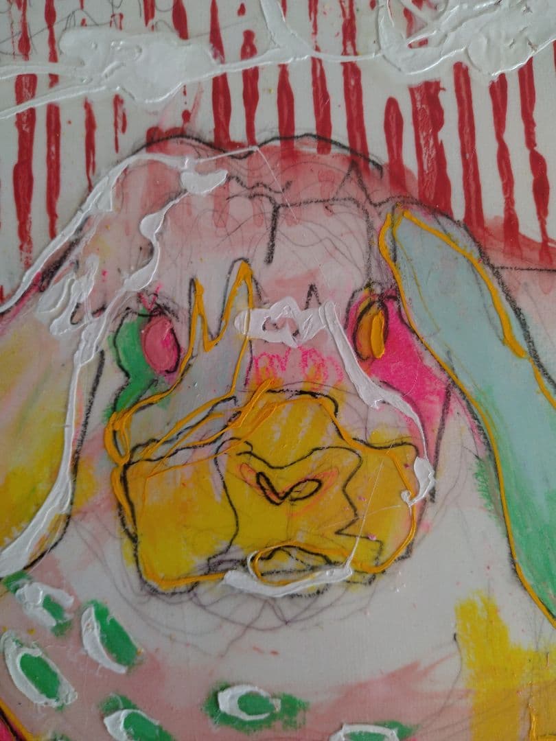 北村直登　原画　ウサギ　　　　 2016年　SMサイズ