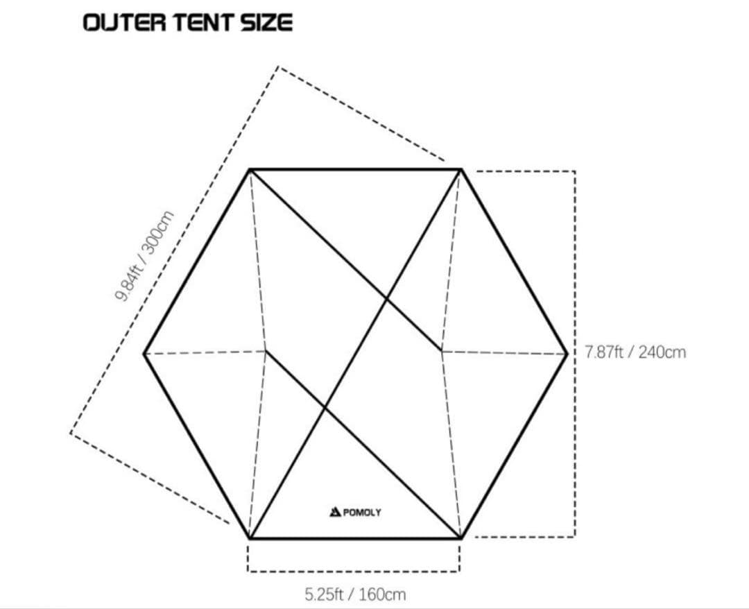POMOLY Dune Solo 軽量 1人用 ドーム型テント