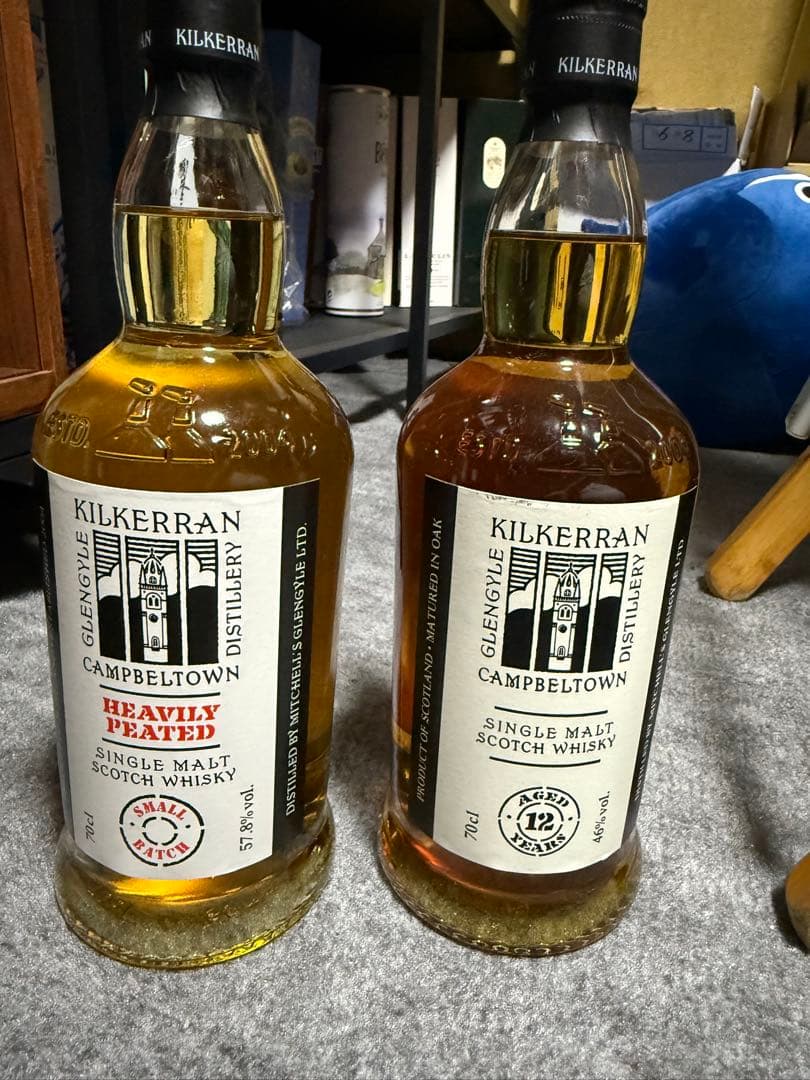 キルケラン 12年 ヘビリーピーテッド ウイスキー 2本セット