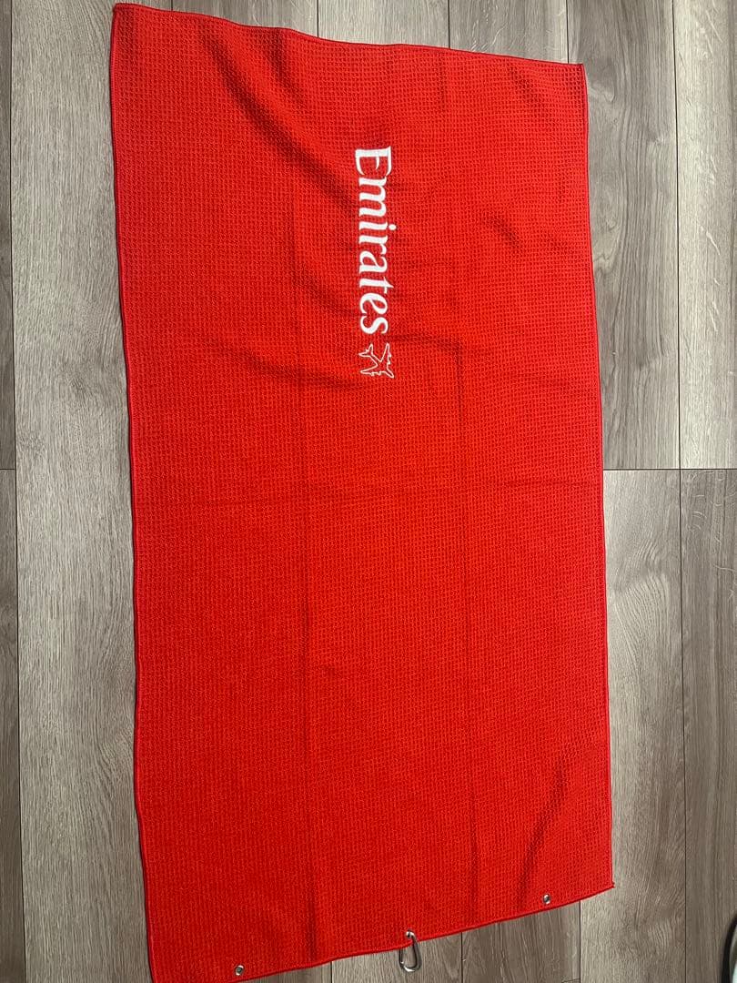 Emirates キャディバック　タオル