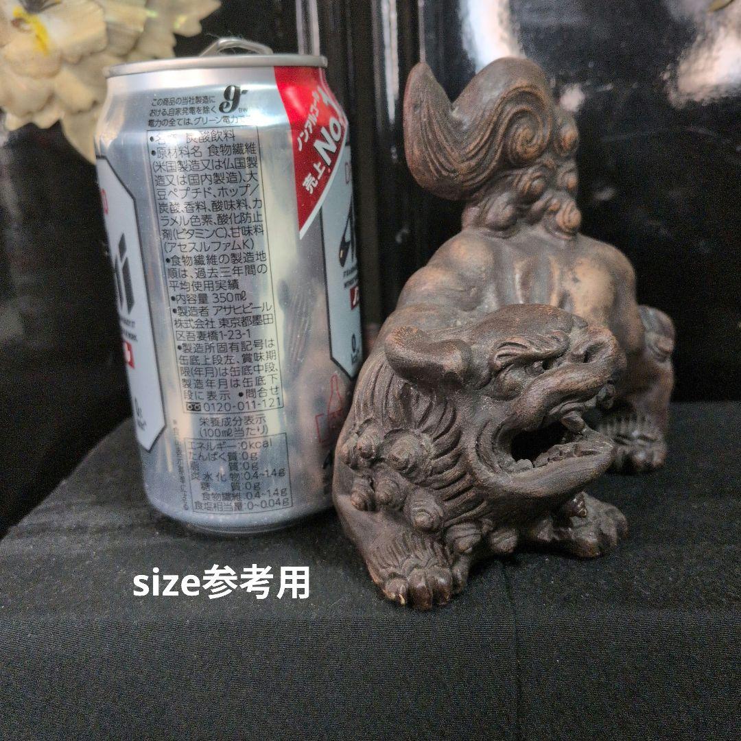 威風堂々★備前焼★狛獅子★獅子★骨董品 縁起物 古美術