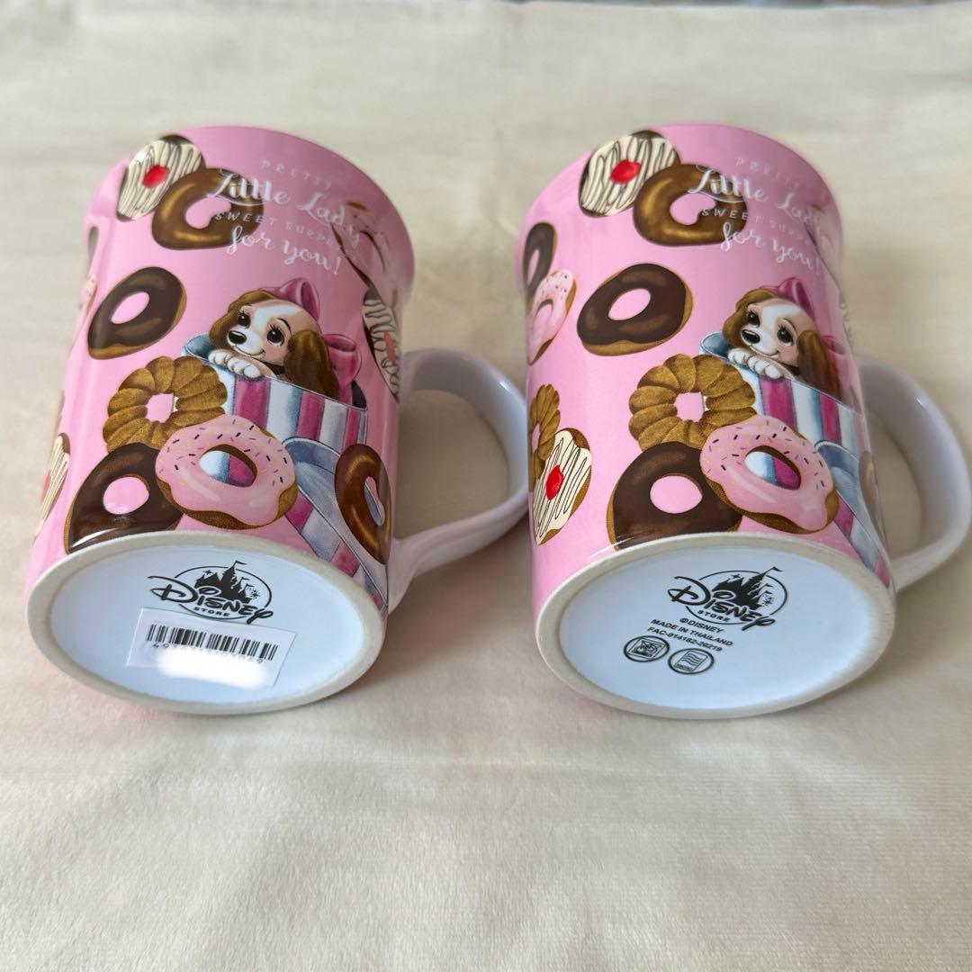 わんわん物語 レディ 2個セット 幼少期 マグカップ コップ ディズニーストア