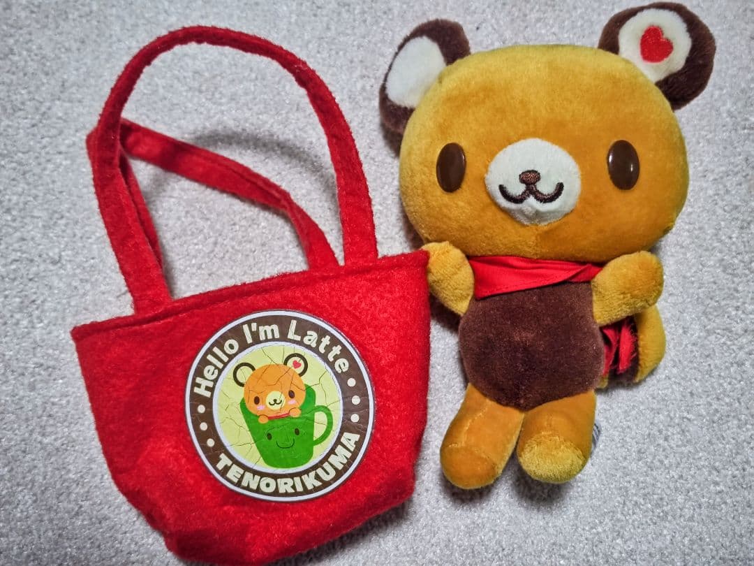 【希少レア非売品】⑨てのりくま サンリオぬいぐるみ TENORIKUMA