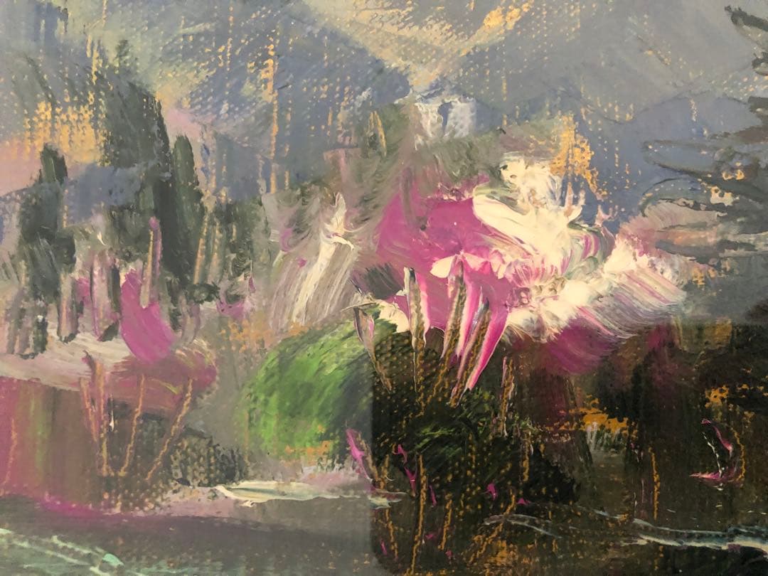 山形弘　油絵　額寸縦800㎜横920㎜　サインあり