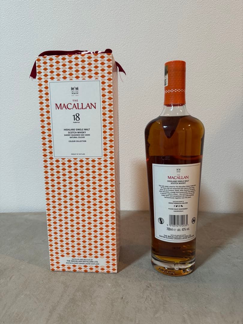 MACALLAN 18年マッカランカラーコレクション 700ml 箱あり