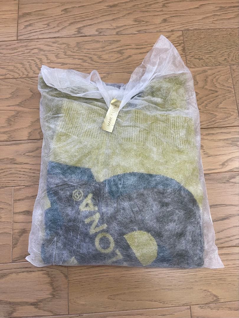 新品　マークアンドロナ　Hoodie YELLOW ニットフーディ　パーカー