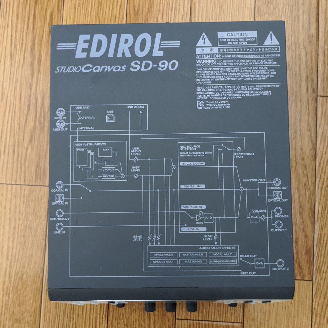 【ジャンク扱】Roland EDIROL STUDIO Canvas SD-90