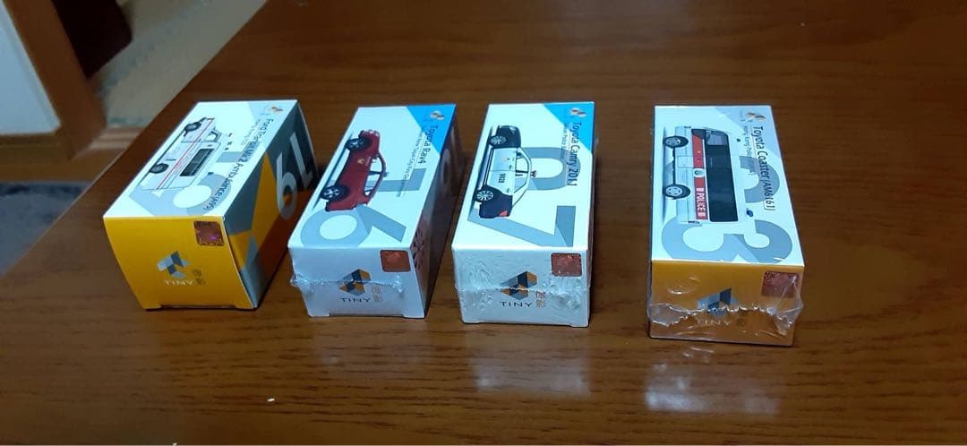 TINY タイニー　パトロールカー　消防車　救急車 1/64 4点セット