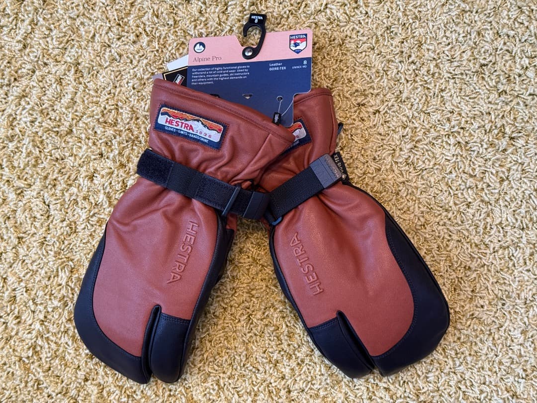 値下げ！新品！HESTRA 3-Finger 【GORE-TEX】 サイズ８