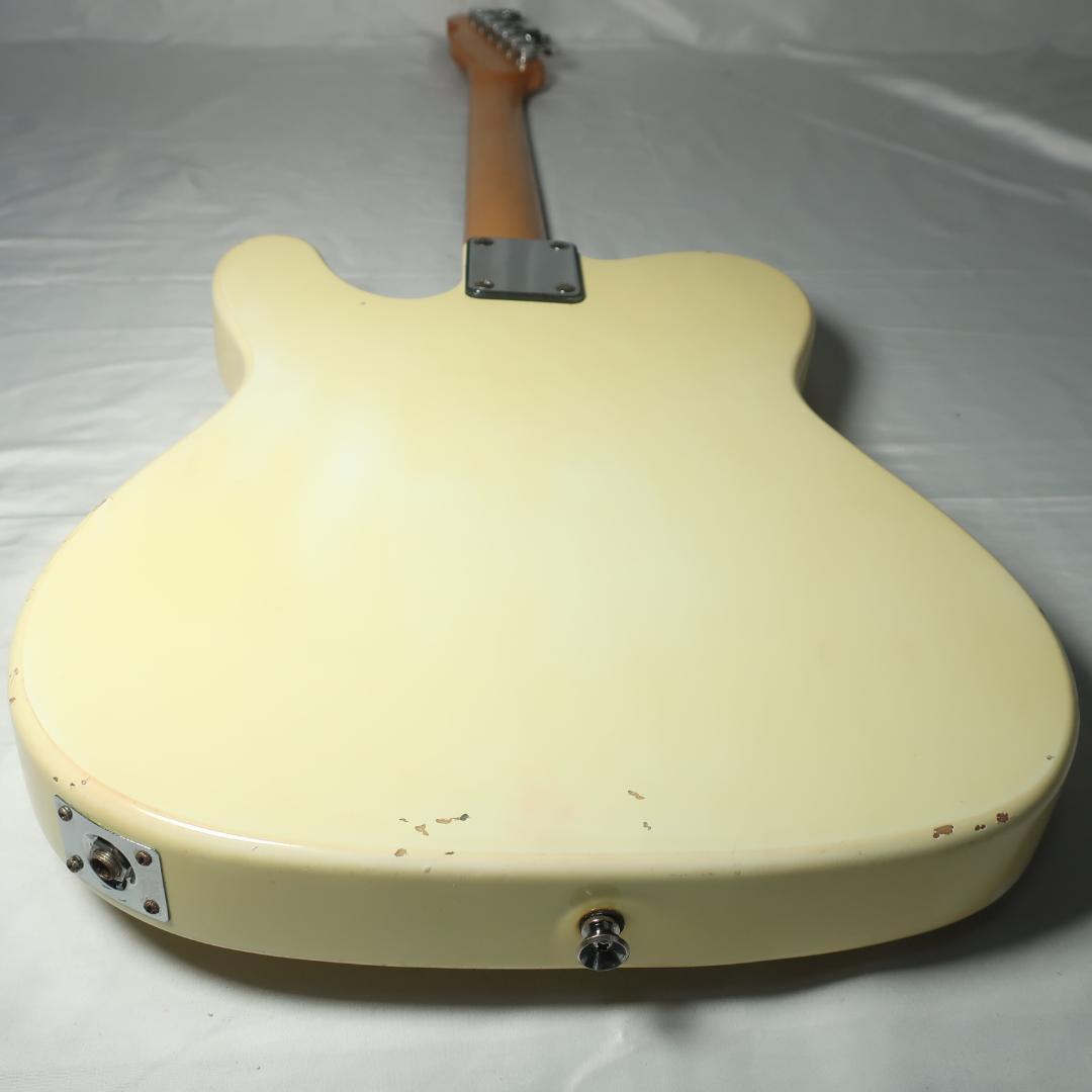 Juno テレキャスタータイプ エレキギター ケース付き ホワイト