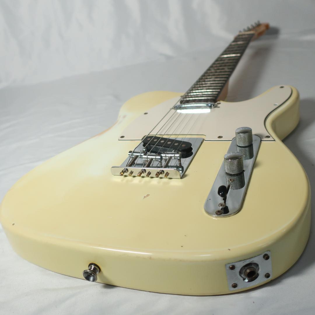 Juno テレキャスタータイプ エレキギター ケース付き ホワイト