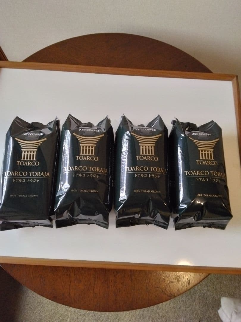 キーコーヒー　トアルコトラジャコーヒー豆200g×4袋