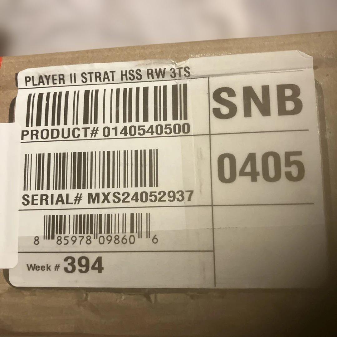 あ*な様 Fender Player II Series Stratocaste