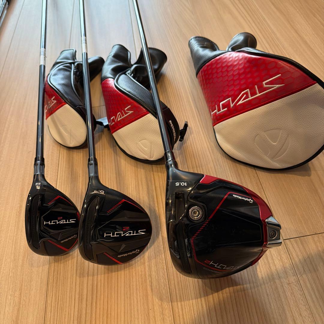 テーラーメイド　ステルス2 ウッド、アイアン10本セット