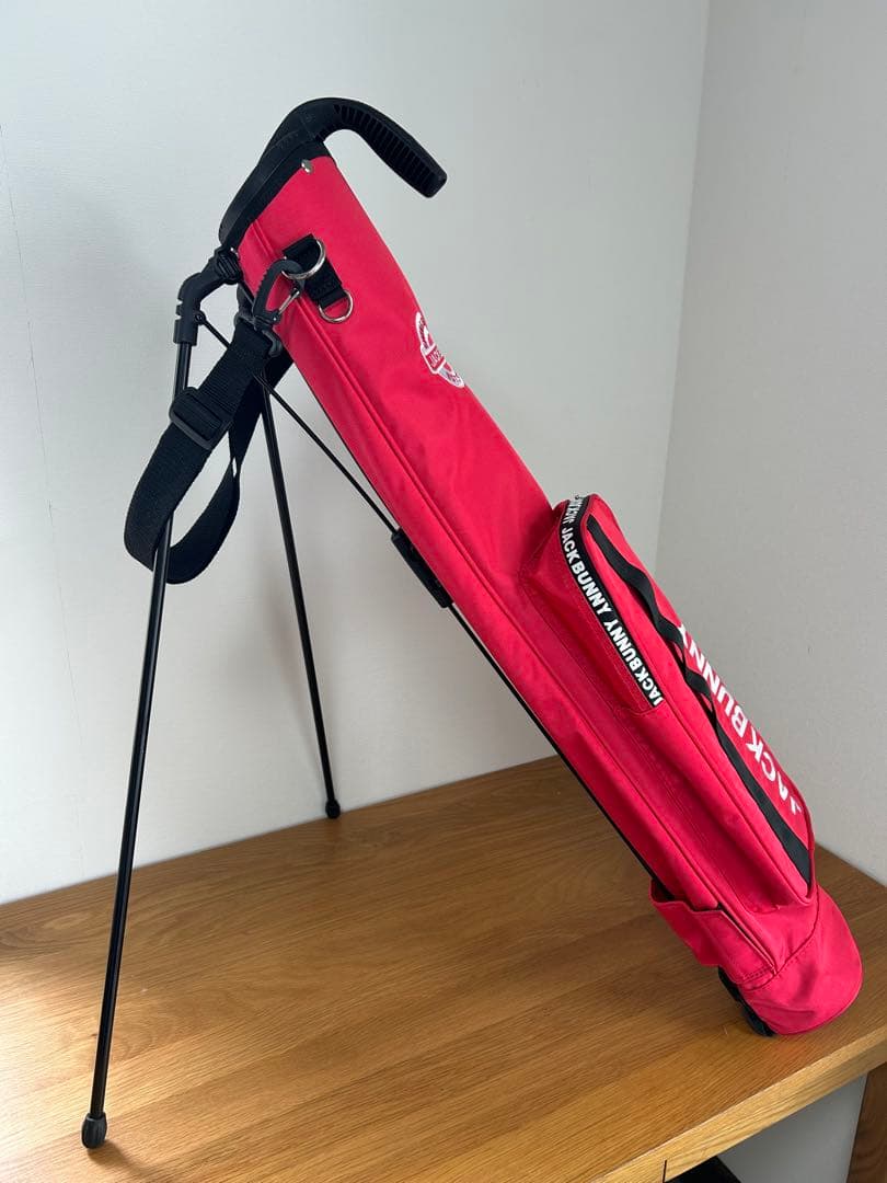 ジャックバニー　セルフスタンドバッグ　ピンク