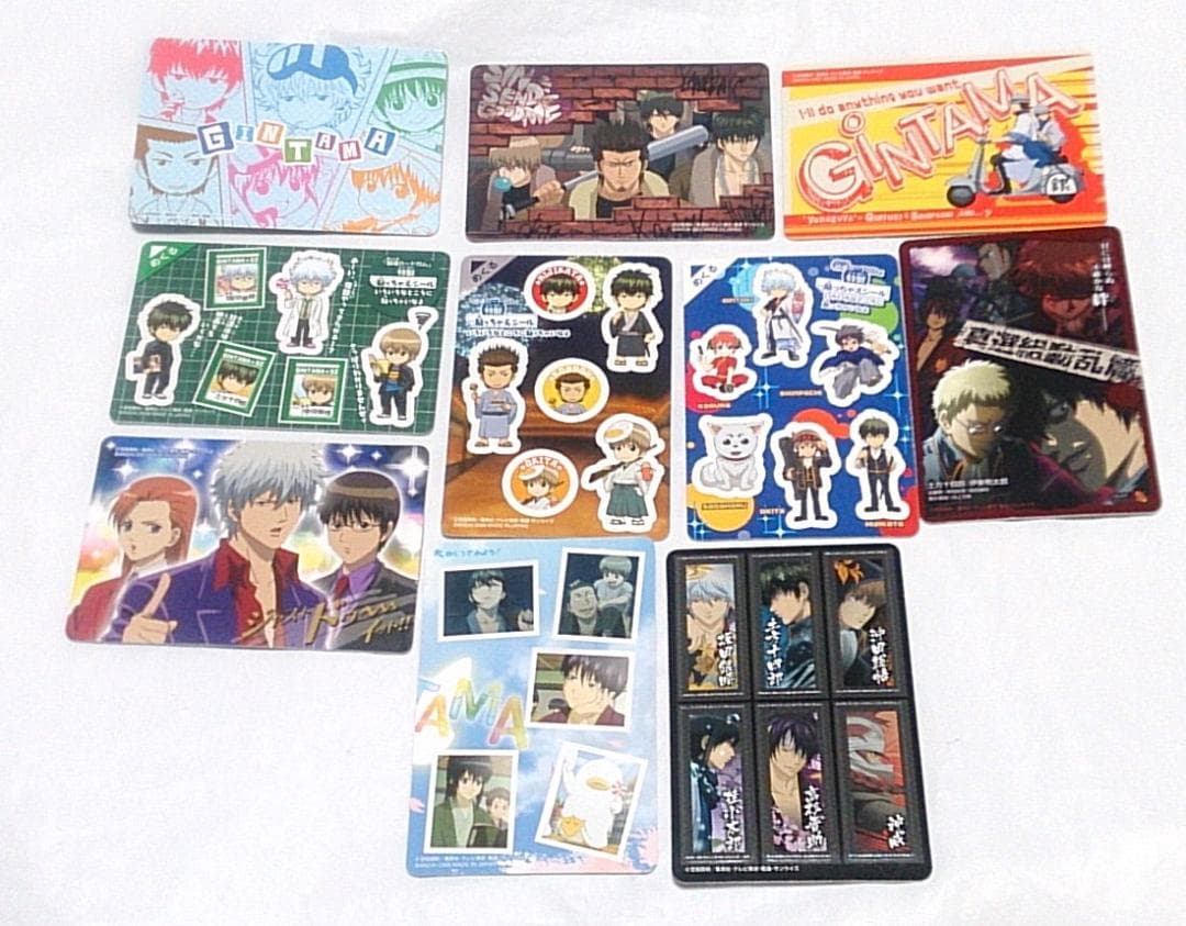 銀魂　カードガム　シールカード　まとめ売り