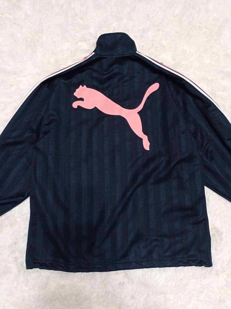 PUMA プージャジャージ セットアップ ネイビー ピンク S