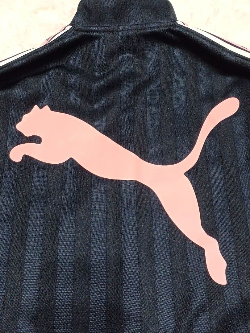 PUMA プージャジャージ セットアップ ネイビー ピンク S