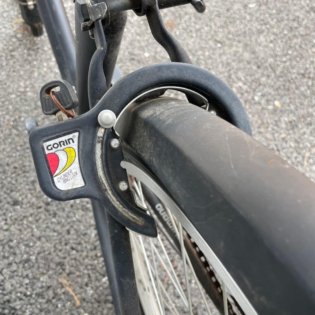 【都内/千葉市引取】ママチャリ 26インチ自転車 カゴ/鍵/ライト/6段変速付